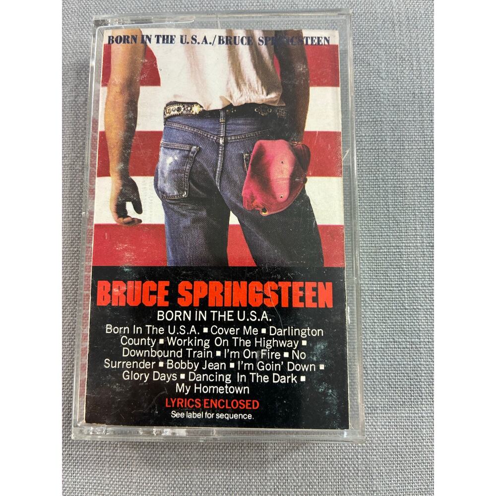 Bruce Springsteen Born In The U.S.A. Cassette Tape 1984 Columbia